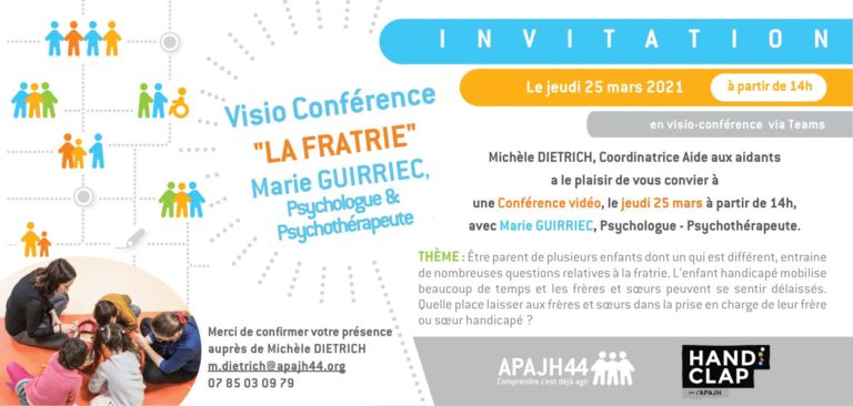 APAJH Loire-Atlantique | Des visio-conférences à destination des aidants familiaux