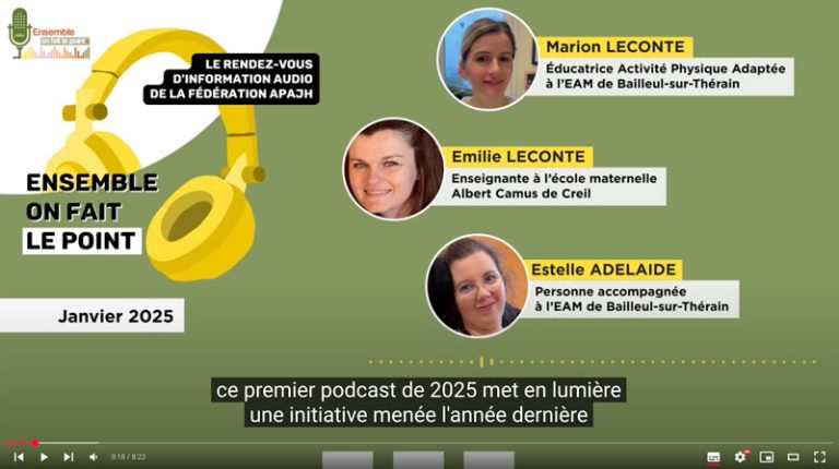 Podcast Ensemble, on Fait le Point ! Sensibilisation au handicap par l’EAM de Bailleul-sur-Thérain